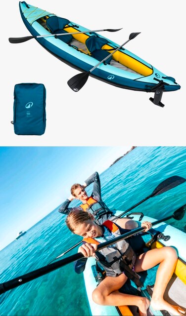 şişme Kano Decathlon TRIBORD 2 Kişilk
