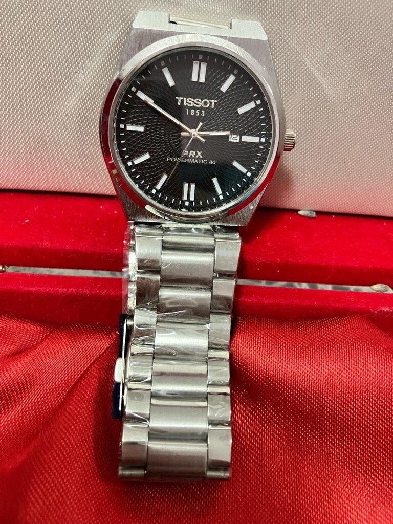 Tissot PRX Powermatic 80 Siyah Çelik Saat … - 5