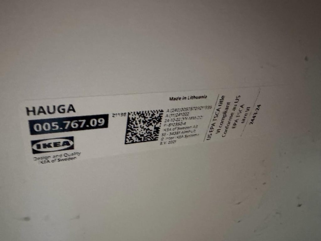 IKEA HAUGA Yemek / Çalışma Masası - Beyaz - 8