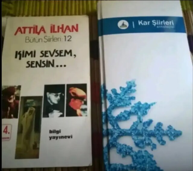 Attila İlhan Kimi Sevsem Sensin ve Kar Şiirler Antolojisi