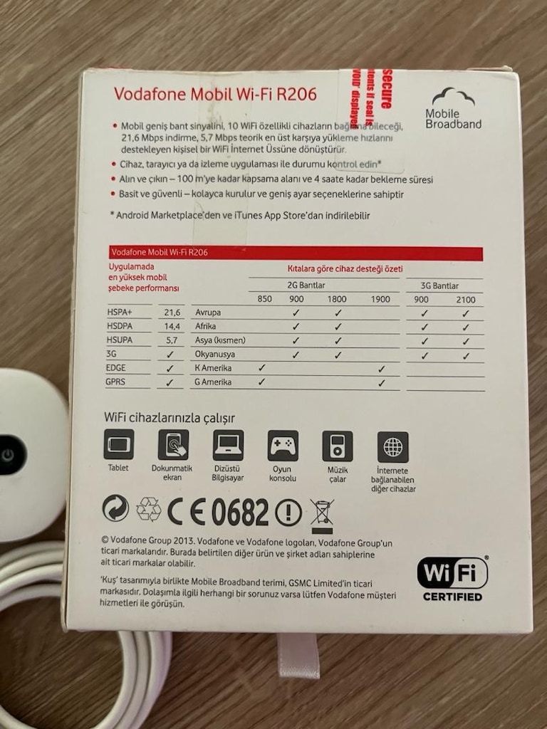 Vodafone taşınabilir modem - 5