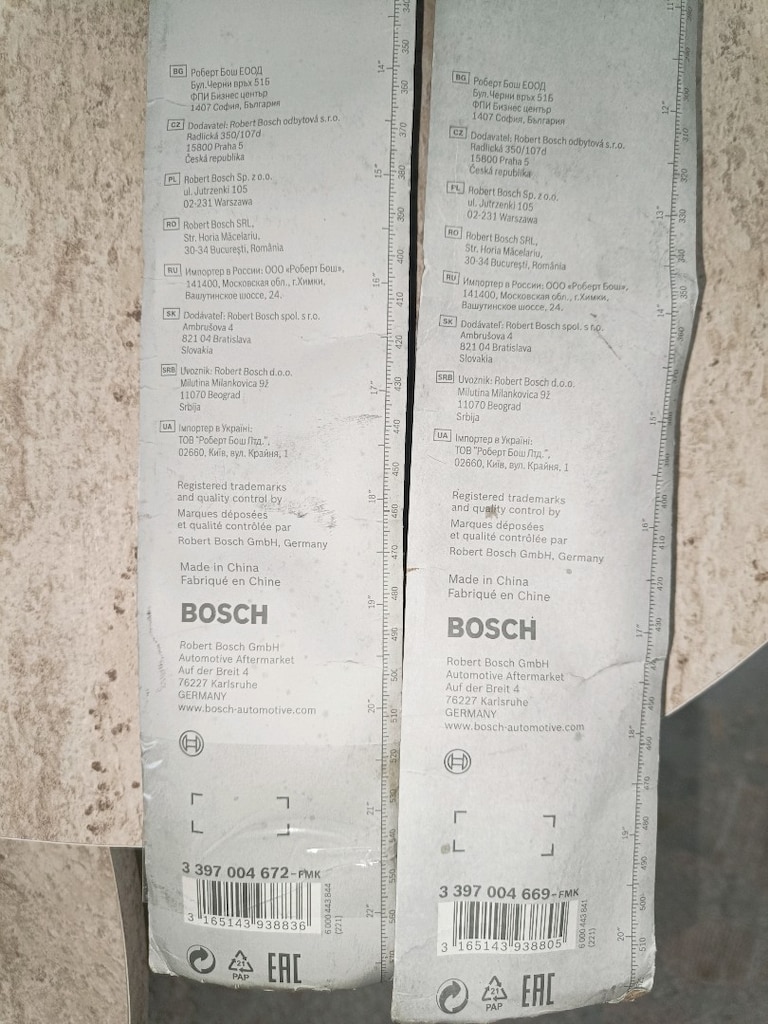 sıfır Bosch eko ön silecek takımı "55C" - "48C" - 3