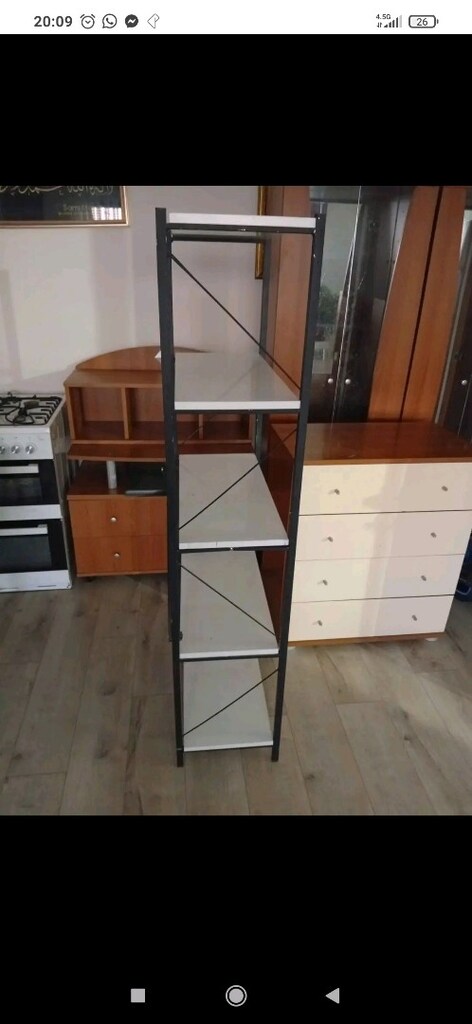 5 li raf 1.80 yükseklik 30 cm derinlik 90 cm boy ahşap raf - 7