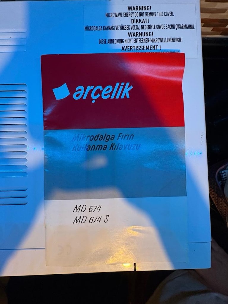Arçelik mikrodalga fırın - 5