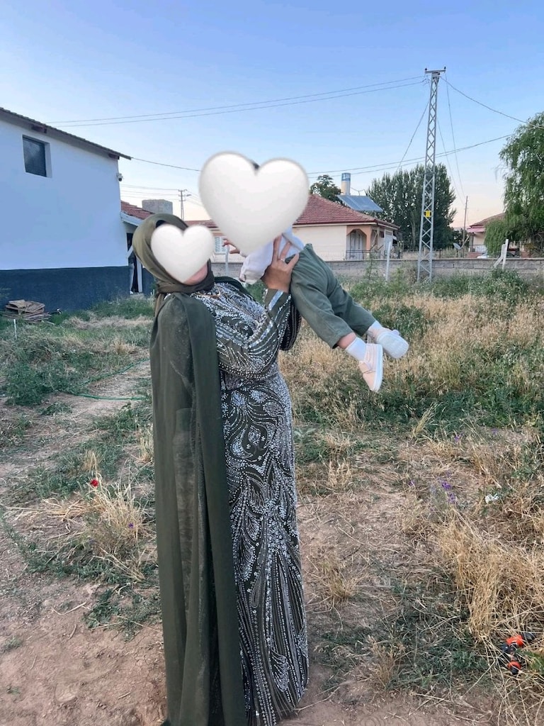 yeşil abiye - 2