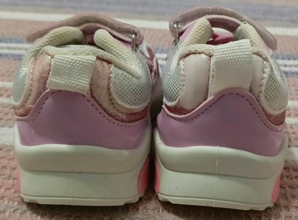 Pembe Simli Bebek Spor Ayakkabı - 6