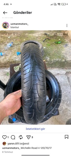 120/70/17 Michelin road 4