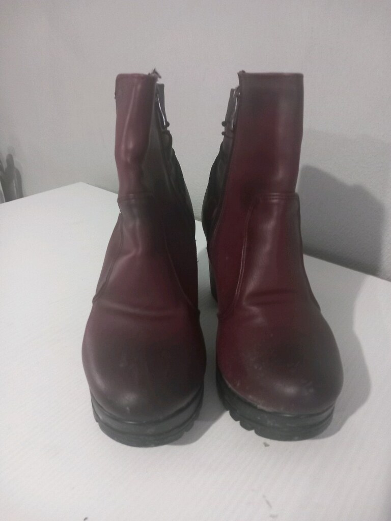Bot kalın taban topuklu - 2