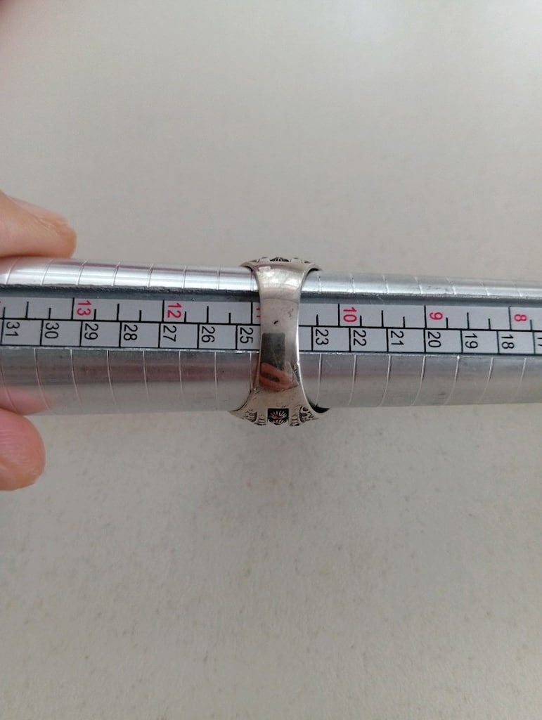 Faseta kesim, zirkon taşlı,925 ayar gümüş yüzük - 6