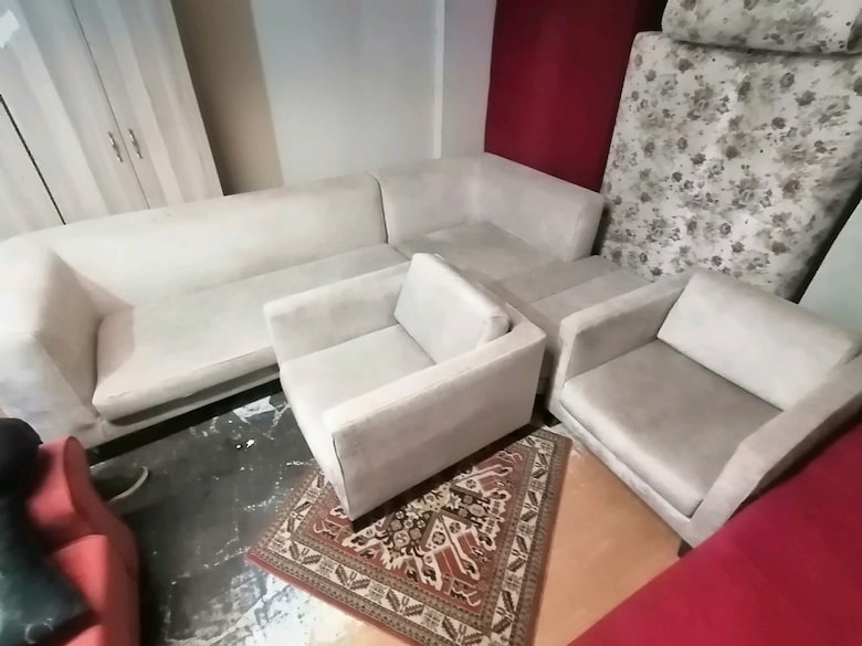 L köşe koltuk takımı silinebilir düzgün köşe takımı - 8