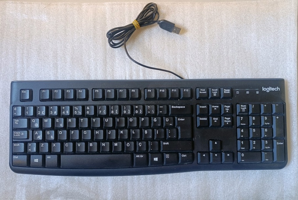 Logitech K120 USB girişli QKlavye - 4