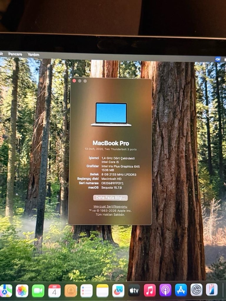 2020 MACBOOK PRO ÇOK İYİ DURUMDA - 5