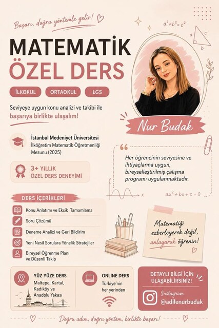 ilkokul- ortaokul- Lgs matematik özel ders