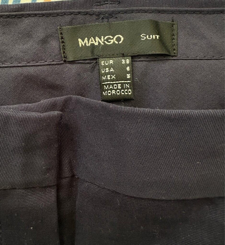Mango Lacivert Klasik Pantolon - 3