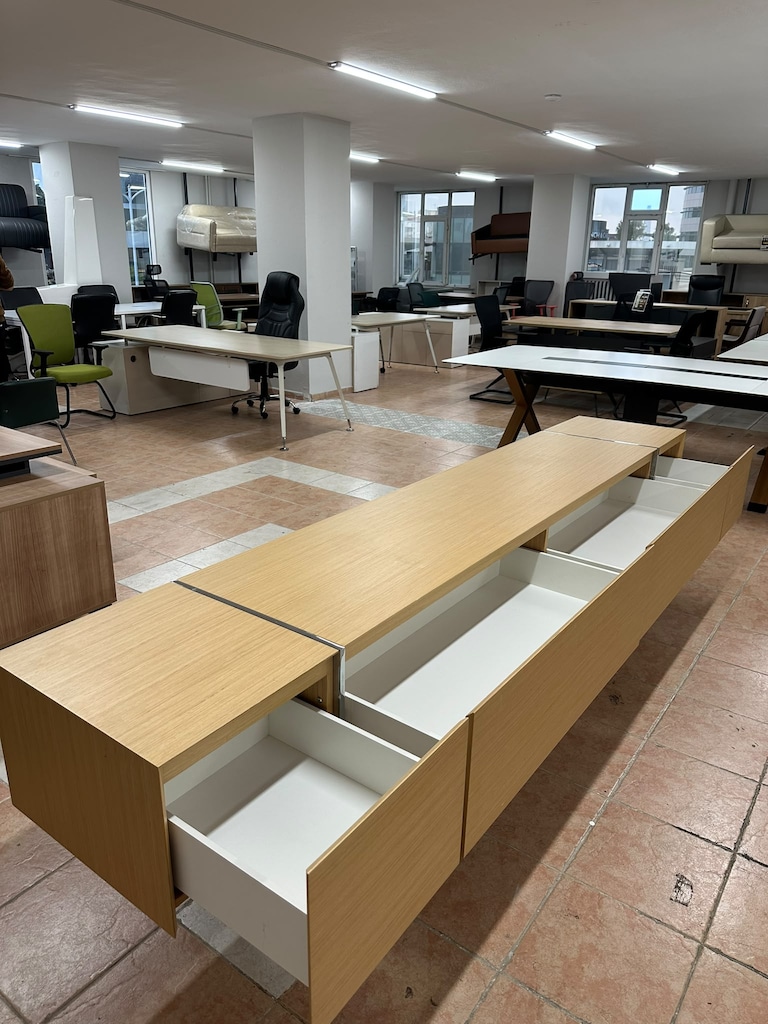 KLAS OFİS ÜSKÜDAR 300x50 CM NURUS AKÇE ARKA KONSOL İKİNCİ EL - 5