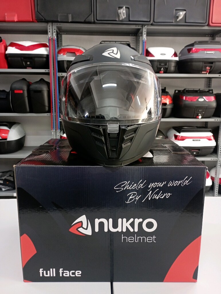 Nukrotech Fullface Motosiklet Kaskı Tüm Bedenler - 2