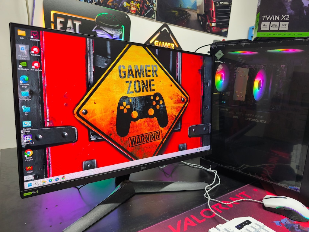 DDR5 Ryzen 5 7500F-16 GB-1 TB-RTX5060 8GB-27 İnc 180Hz Monitör - 9