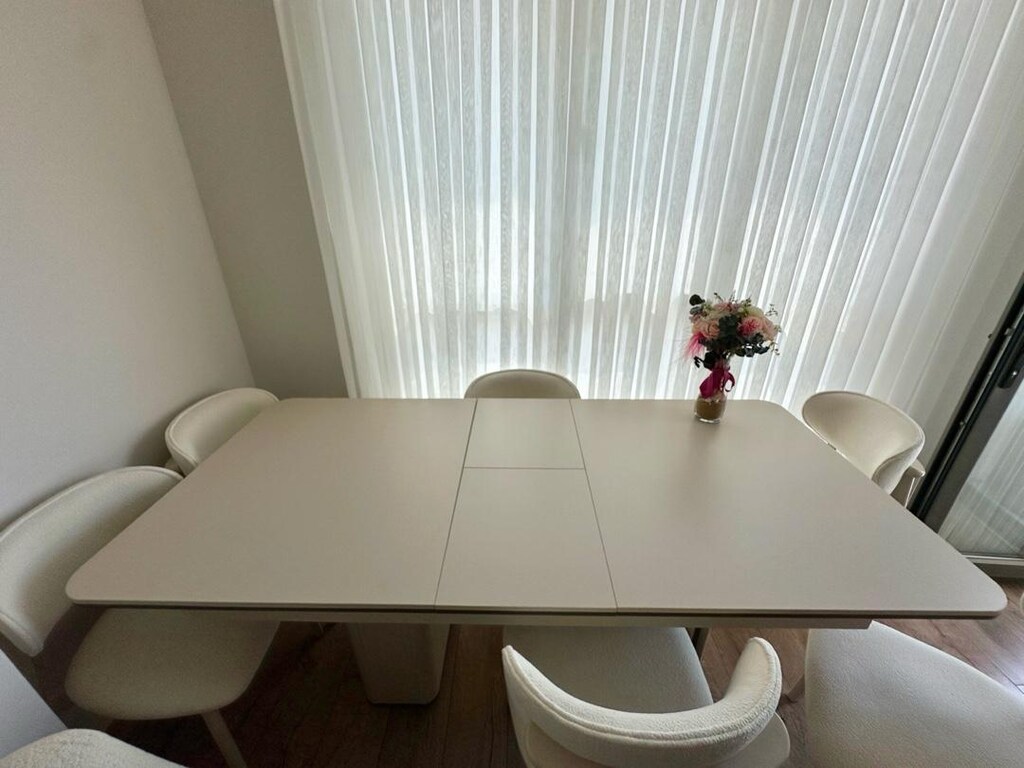 Modern/Bohem Açılabilir Yemek Masası Takımı / Sıfırdan Farksız - 2