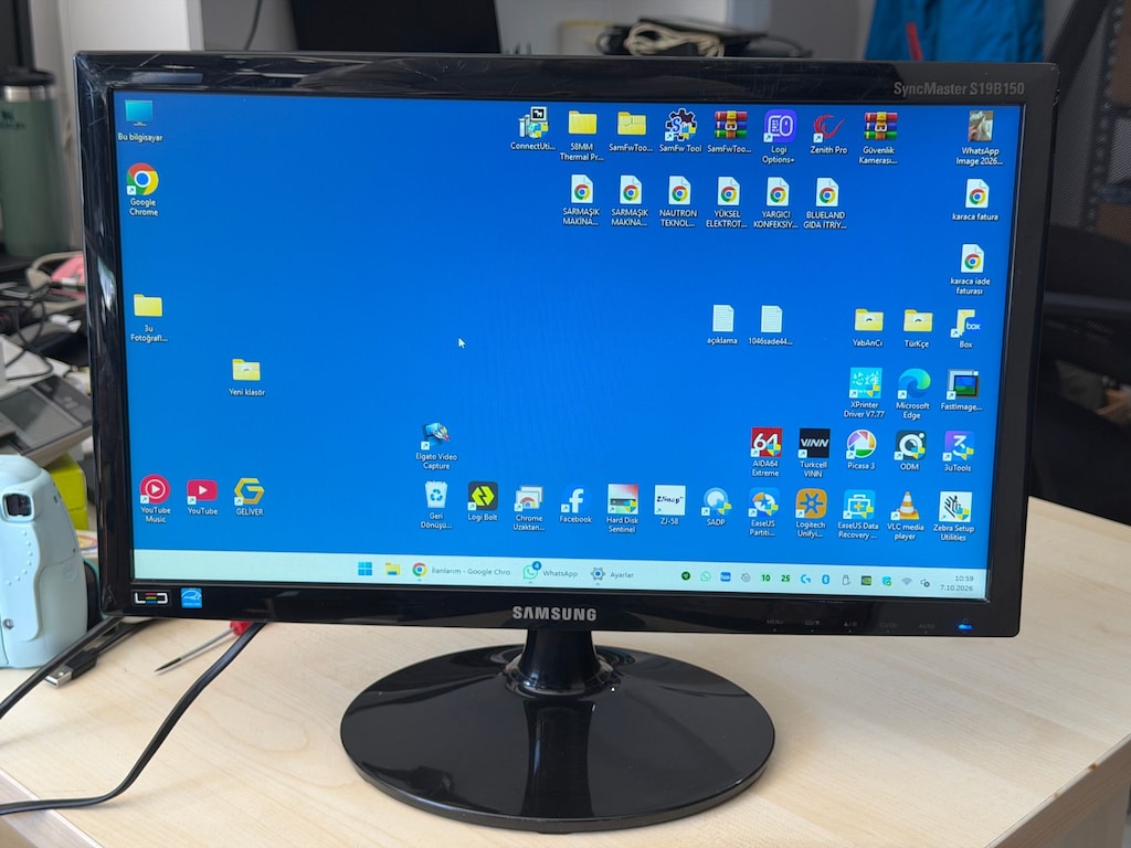SAMSUNG 18,5'' S19B150N GENİŞ EKRAN LED MONİTÖR - 4