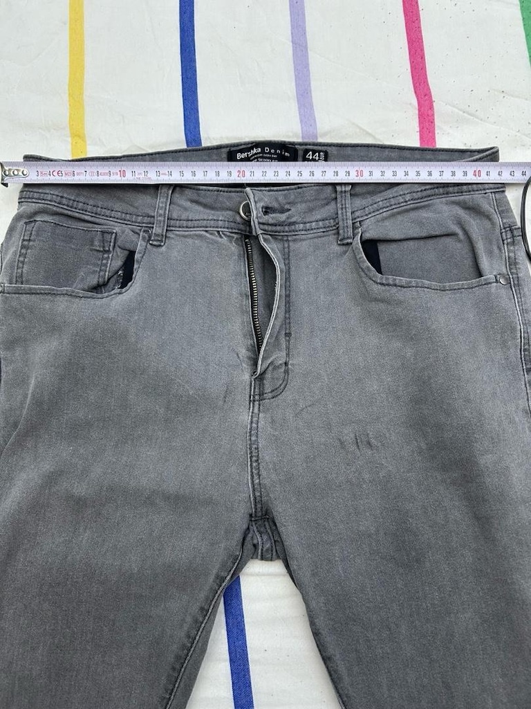 34 bed jeans pantolon gri renk - 2