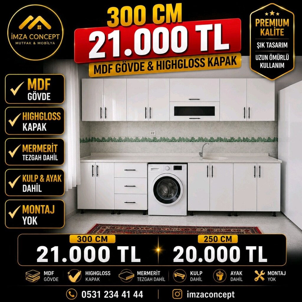 20.250 TL MUTFAK DOLABI TEZGAH DAHİL - 6