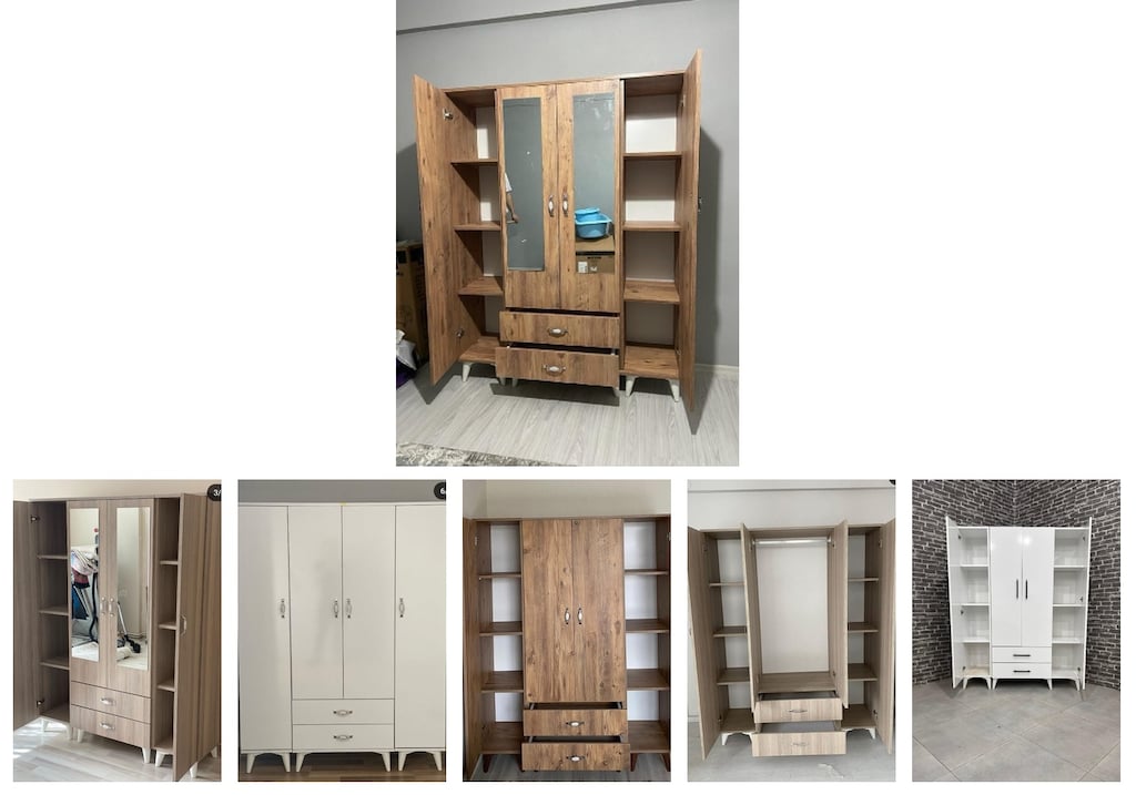 4 kapaklı elbise dolabı uikgidwhst - 6