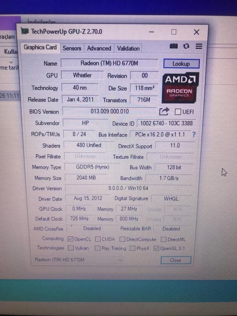 TERTEMİZ HATASIZ 8 ÇEKİRDEKLİ ÇİFT EKRAN KARTLI NOTEBOOK LAPTOP - 9