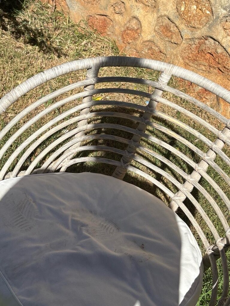 IKEA BUSKBO Rattan Koltuk Takımı + Yuvarlak Sehpa (Alanya Oba) - 3