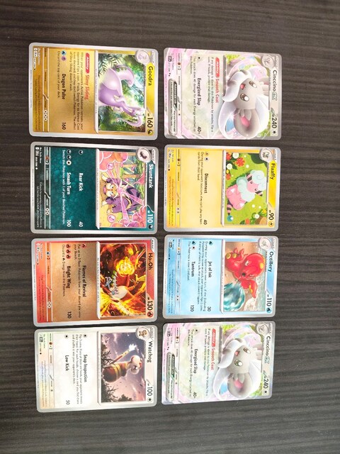 Pokémon Orijinal Lisanslı 8 Kart Lotu | 2x Cinccino ex | Near Mint | Y