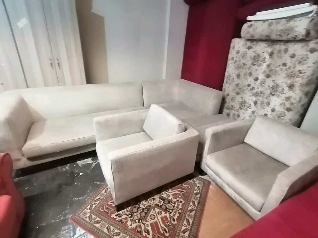 L köşe koltuk takımı silinebilir düzgün köşe takımı - 6