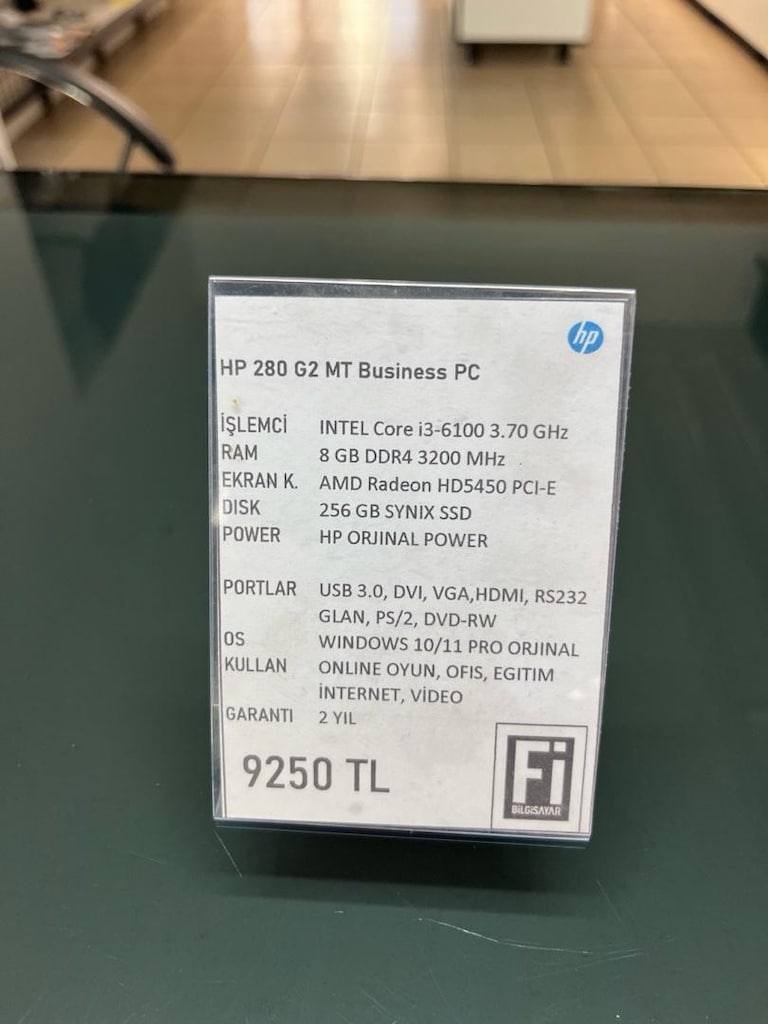 HP 280 G2 MT Business PC - Fi Bilgisayar - 5