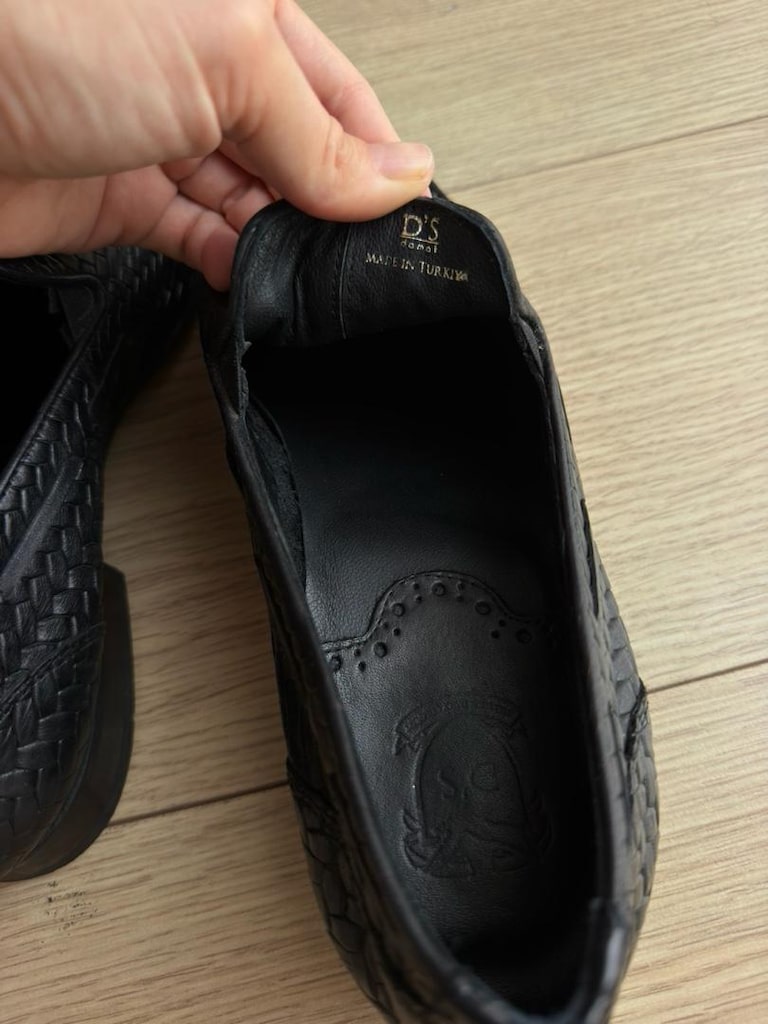 D’S Damat Siyah Deri Loafer Ayakkabı - 5