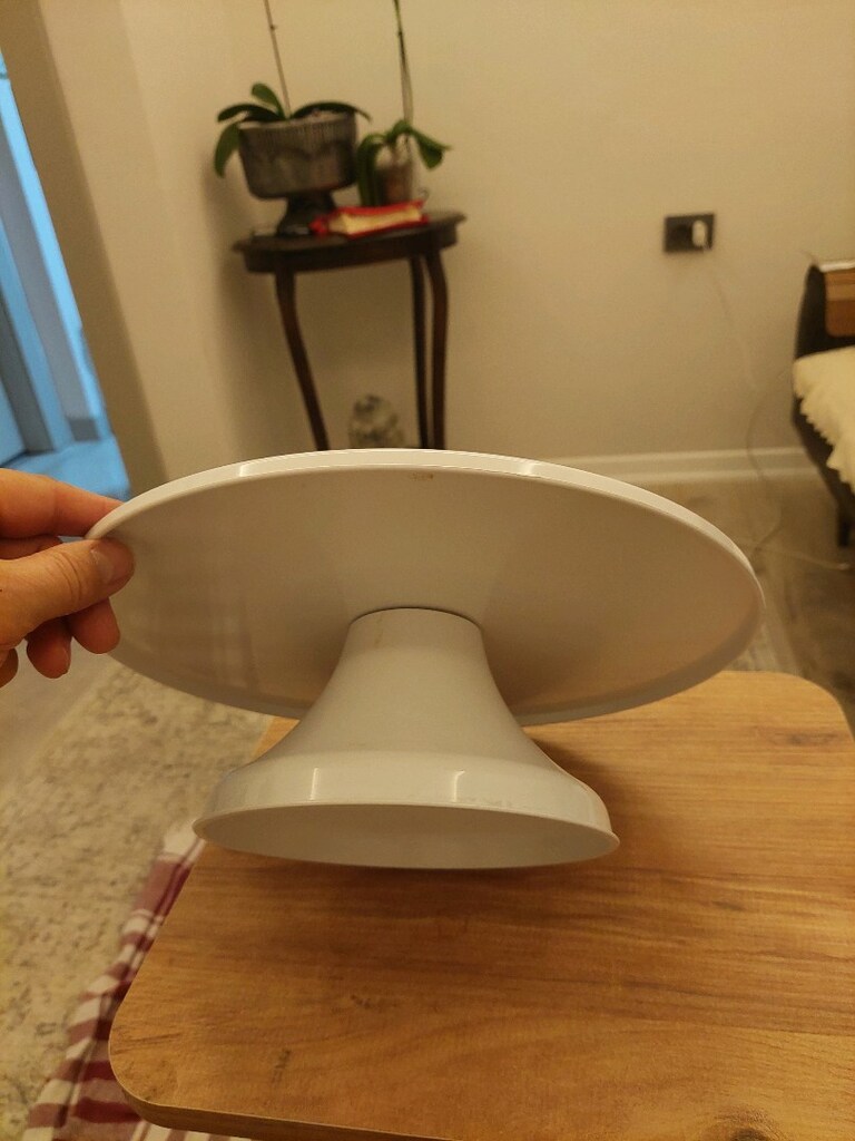 Dönerli Pasta sıvama standı. 30 cm. Sunumluk olarak da kullanılabilir. - 4