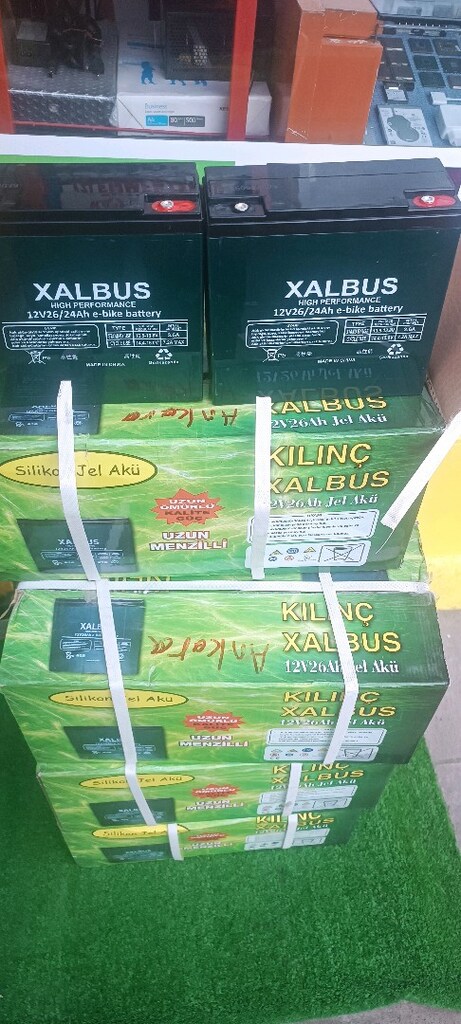elektrikli motor aküsü 12 volt 26 amper jel akü - 2