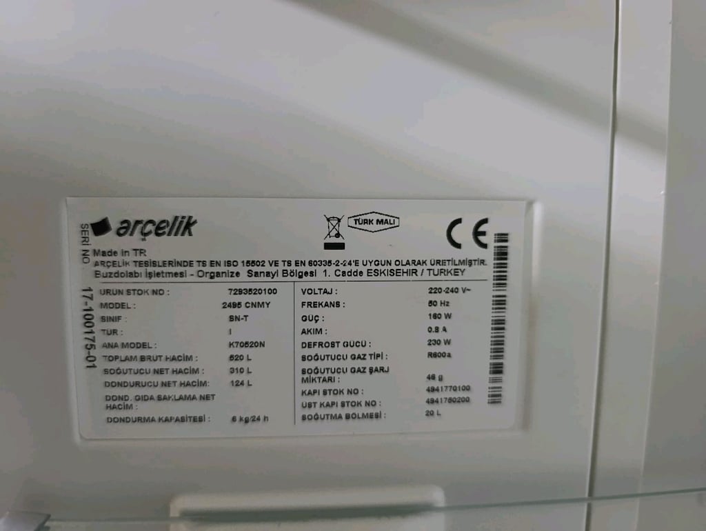 Arçelik buzdolabi 520 litre - 4