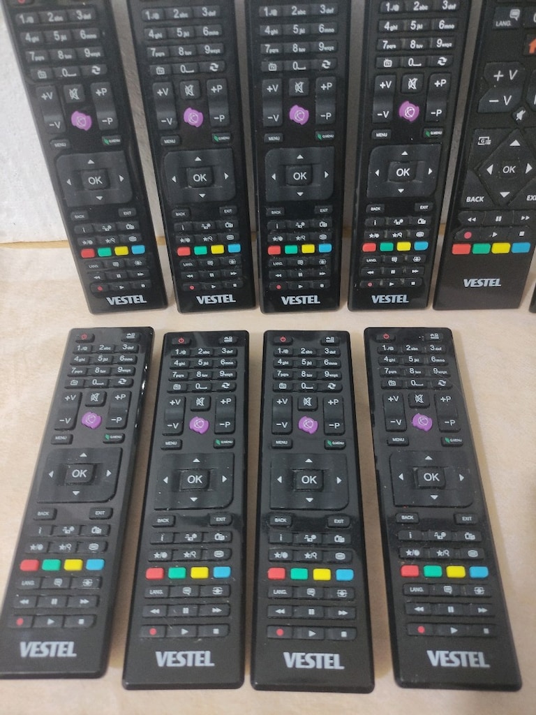 vestel televizyon uzaktan kumanda orjinal kutu çıkması temiz 2. el - 2