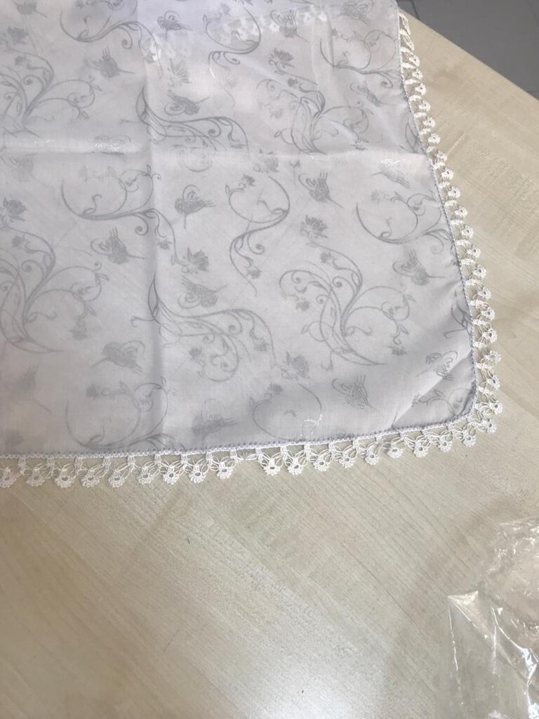 Tığ oyalı baş örtüsü - 2