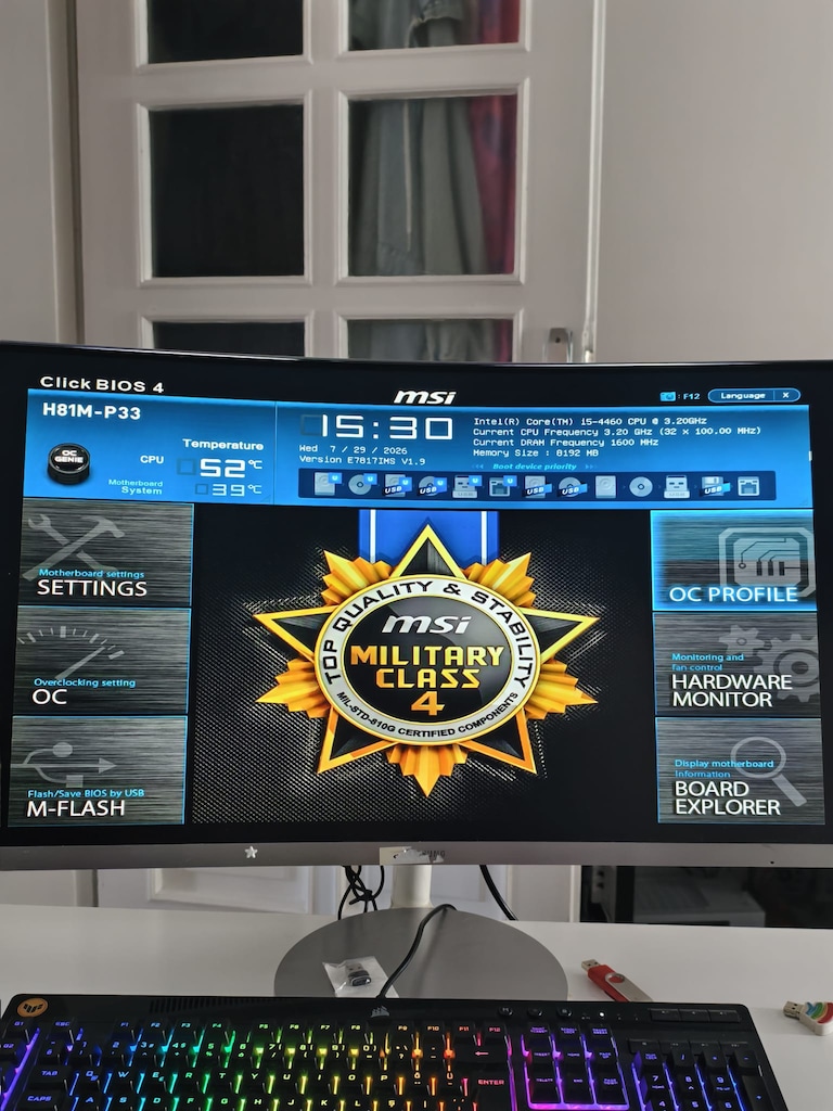 İ5 4460 - 8 GB RAM - MSİ ANAKART - SOĞUTUCU - 5