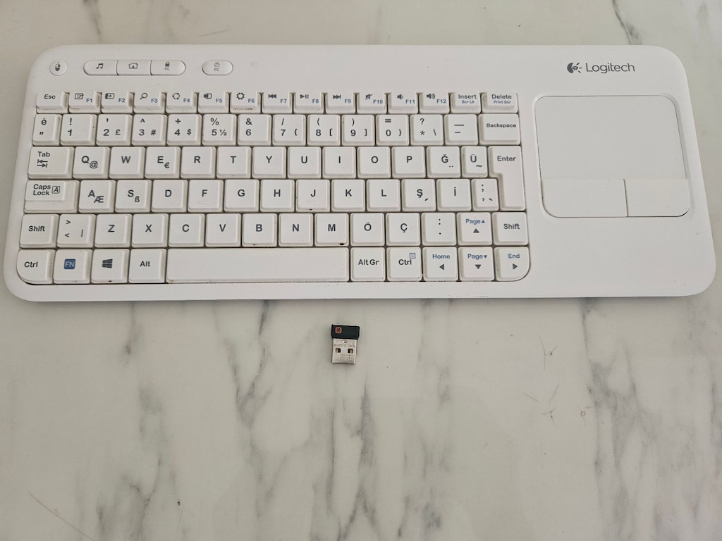 Logitech K400r TV Klavyesi, Unifying Alıcılı. - 5