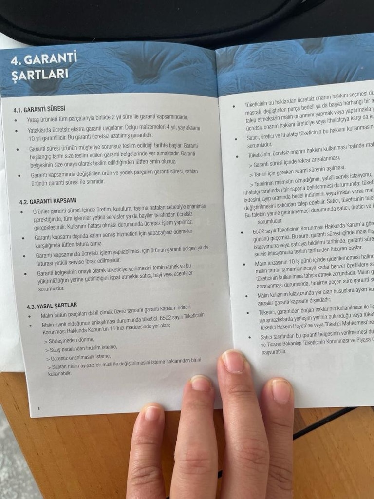 tertemiz çift kişilik yataş yatak - 4