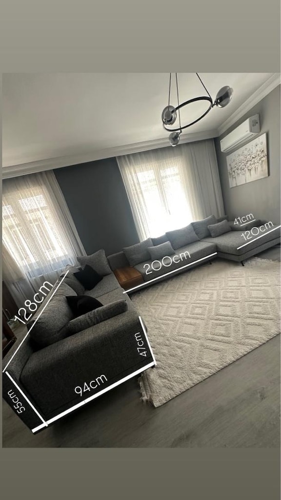 Wellart Home Roma Köşe Takımı- L Koltuk Gürgen İskelet & Keten Kumaş - 15