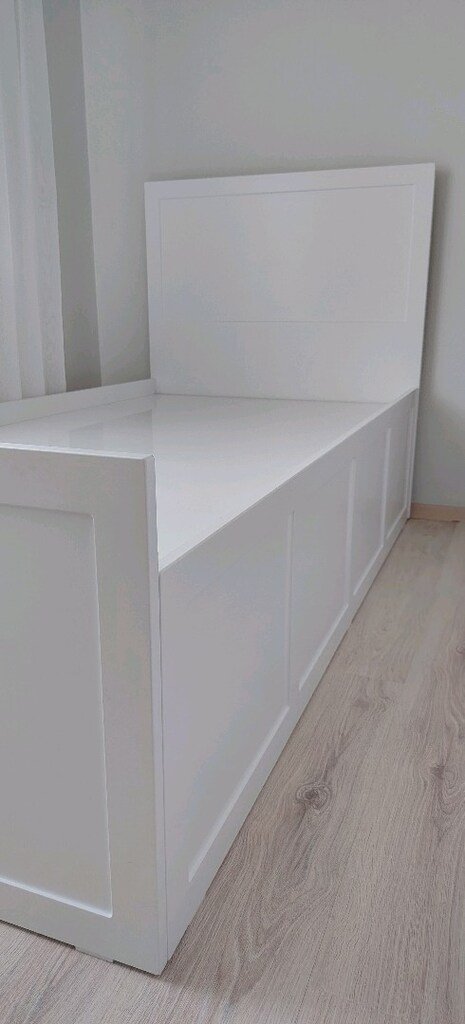 1mX2m Sandıksız Bazasız full ahşap MDF Karyola Yatak - 3