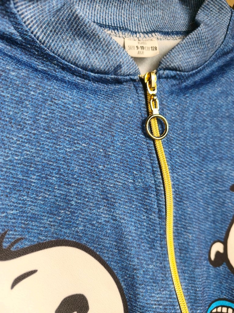Kids Snoopy Baskılı Unisex Lacivert Çocuk Takımı 9 -10 Yaş - 4