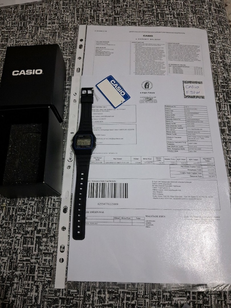 Sıfır Casio F91W Garantili - 10
