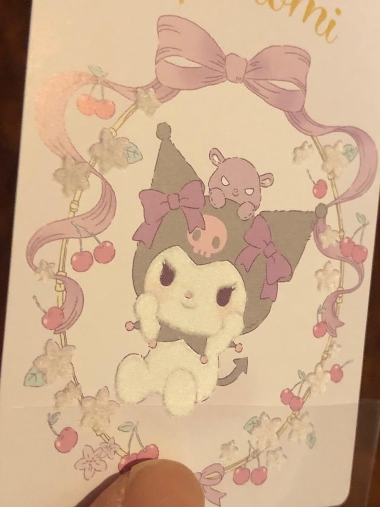 Kuromi Fluffy Limited Edition kart - 3