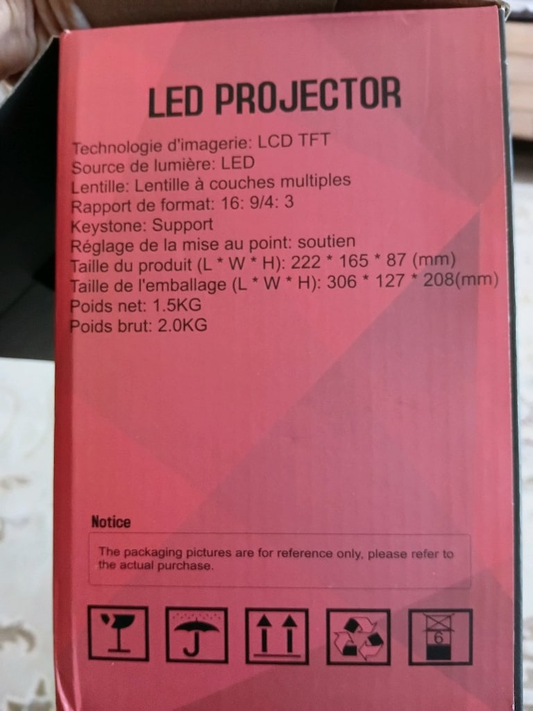 cheerlux Led HD projector - 7