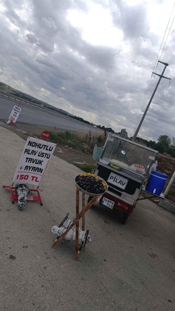pilav tezgahı elektrikli 3 tekerli motor ile beraber ekmek teknesi - 2