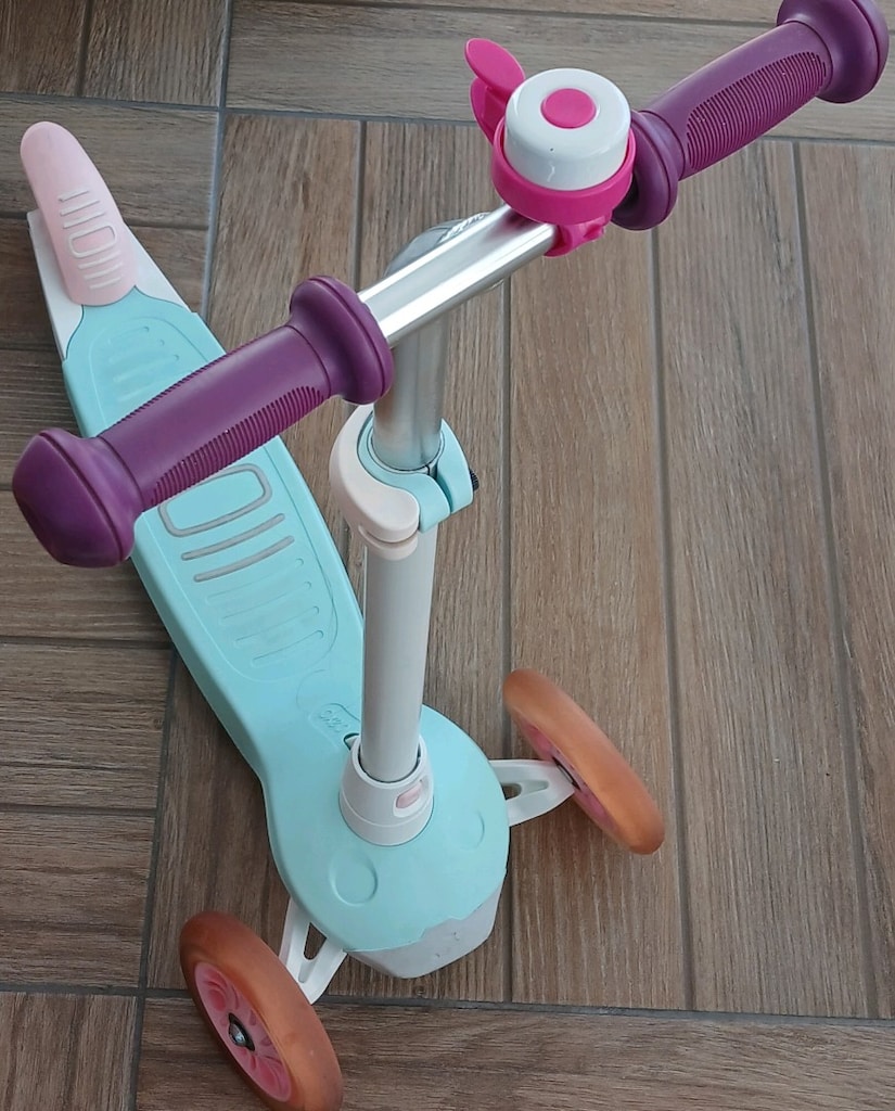 Oxelo çocuk scooter ışıklı B1 500 model decathlon YENİ GİBİ zilide var - 5