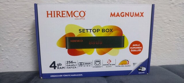 hiremco Magnum x 4gb linux uydu alıcısı garantili