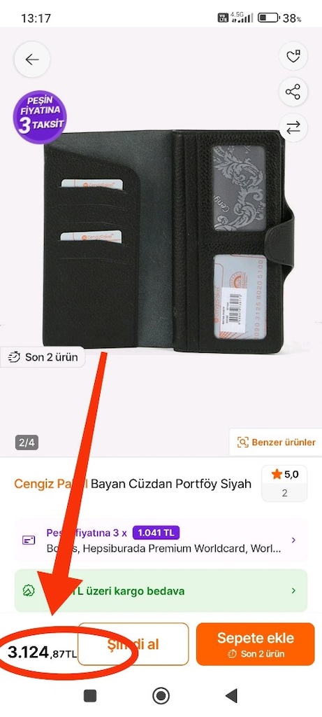HANIMEFENDİLER SİZE ÖZEL. YENİ VE HAKİKİ DERİ CÜZDAN. CENGİZ PAKEL - 4